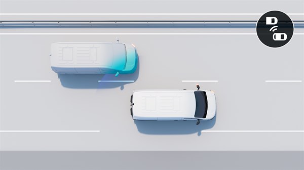 blind sport warning - Renault Master